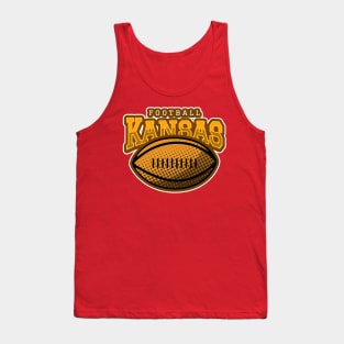 love Football Kansas City Football Tank Top